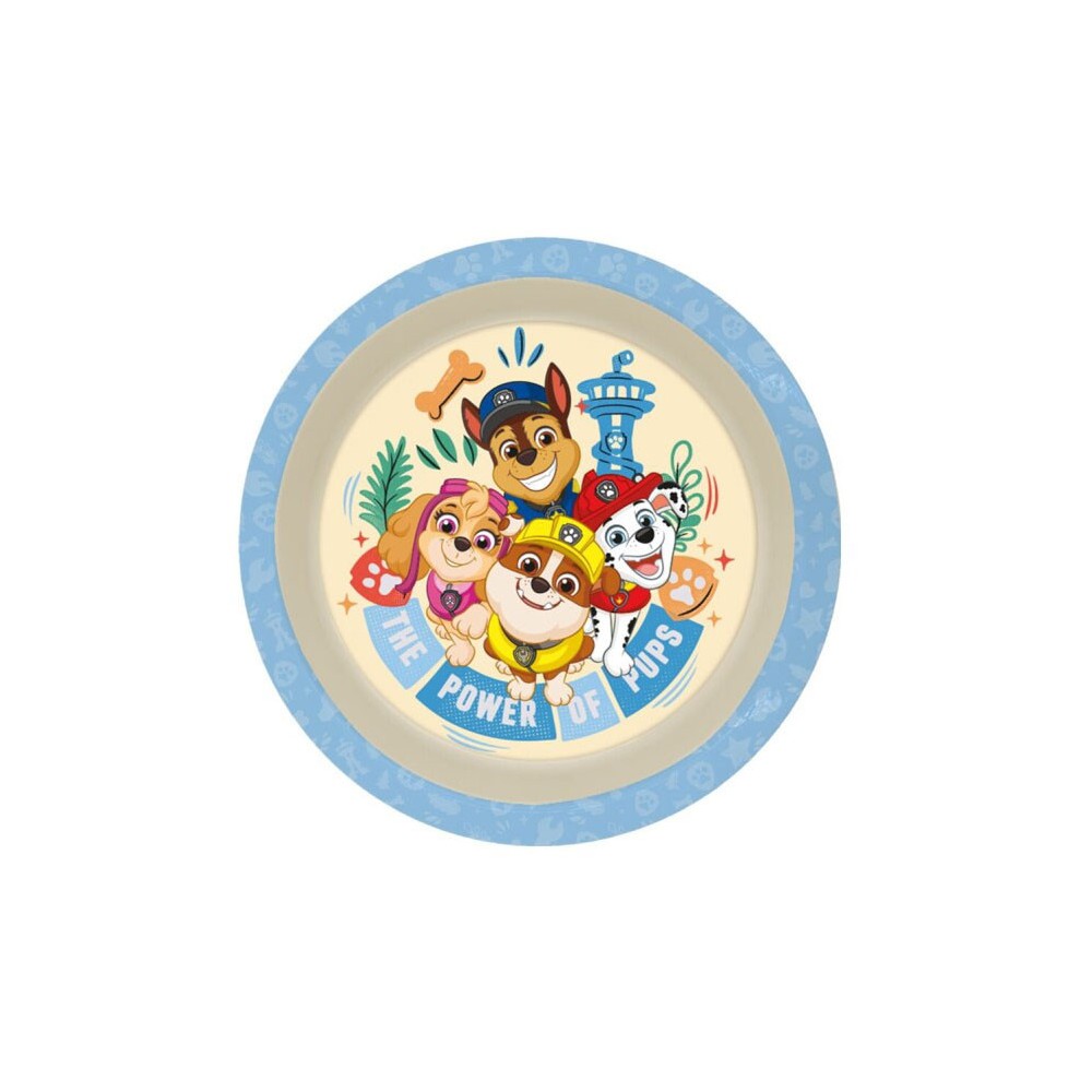 Paw Patrol Future Leader plastic dinner plate
