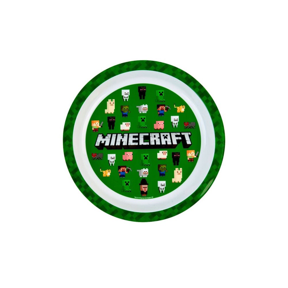 Minecraft Green plastic plate