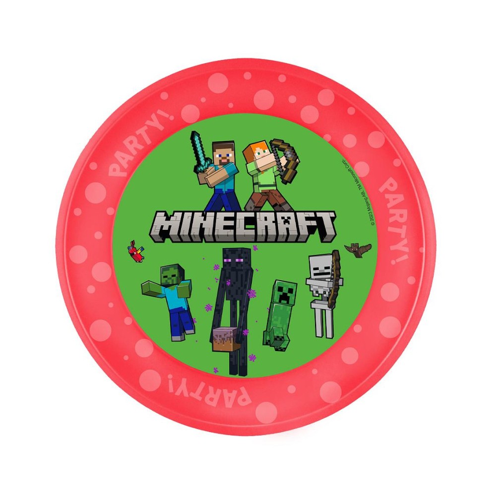 Minecraft micro premium plastic plate 21 cm