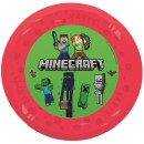 Minecraft Party micro premium plastic dinner plate 4-piece set 21 cm