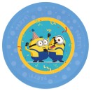 Minions The Rise of Gru micro premium plastic dinner plate set of 4, 21 cm