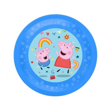 Peppa Pig Messy Play micro premium plastic plate 21 cm