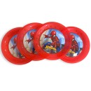Spiderman Crime Fighter micro premium plastic plate 4 pcs set 21 cm