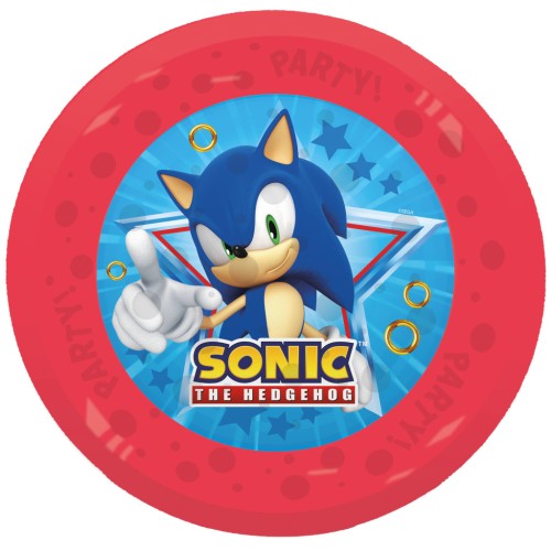 Sonic the Hedgehog Sega micro premium plastic dinner plate 4-piece set 21 cm