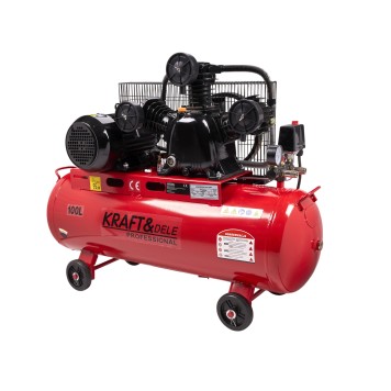 Kompresor olejowy 100L  3 Tłoki KD1477 + Seperator