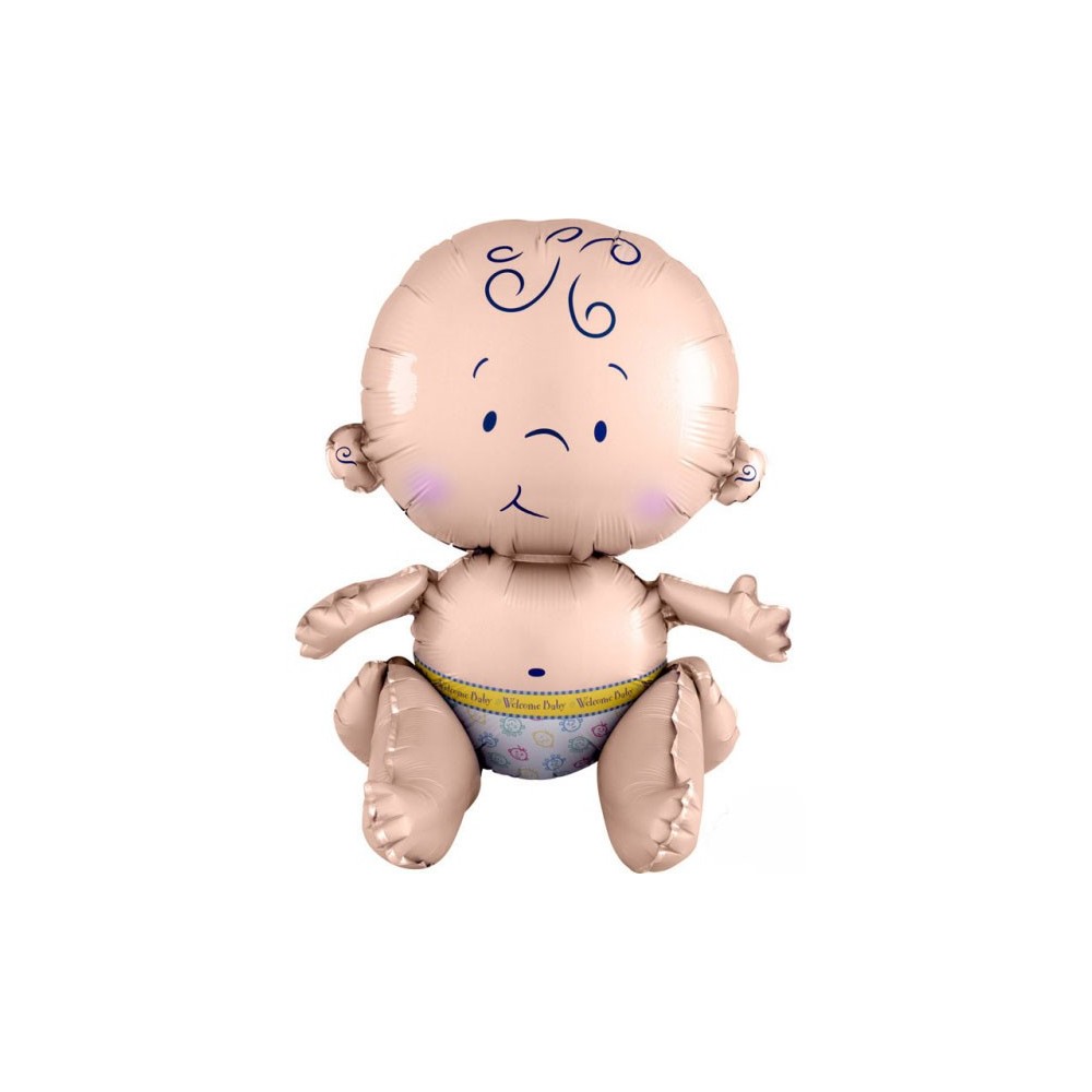 Baby seating foil balloon 38 cm