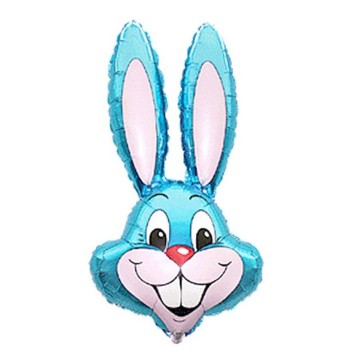 Rabbit Blue Rabbit, Blue Head Foil Balloon 36 cm (WP)