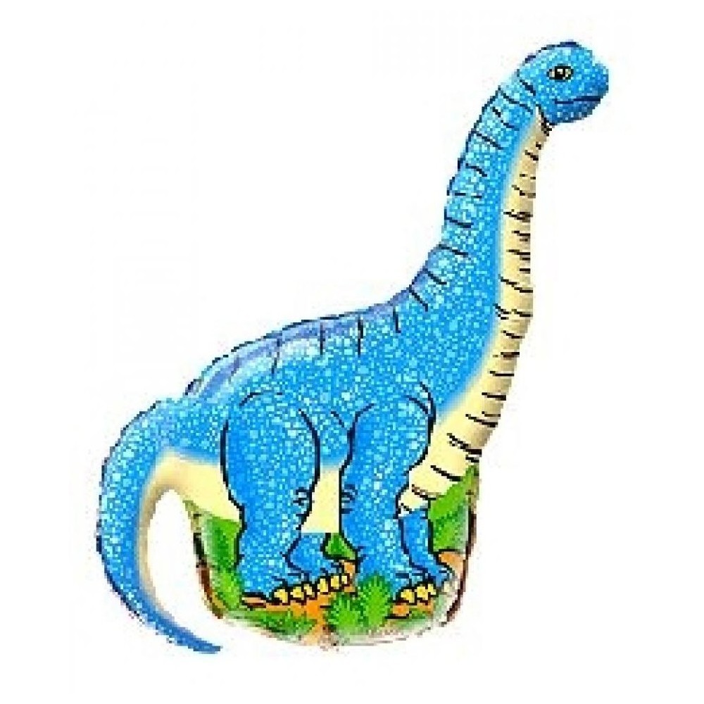 Dinosaur Blue foil balloon 36 cm (WP)