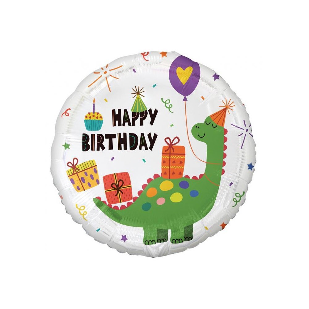 Happy Birthday Dinosaur Dinosaur Happy Birthday foil balloon 36 cm