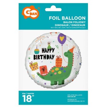 Happy Birthday Dinosaur Dinosaur Happy Birthday foil balloon 36 cm