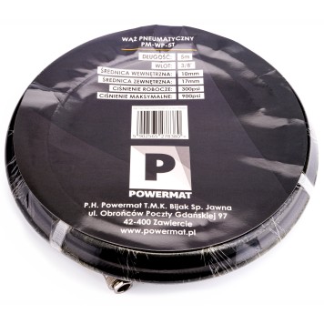 Wąż pneumatyczny  10 x 17 mm / 5m 20bar PM-WP-5T