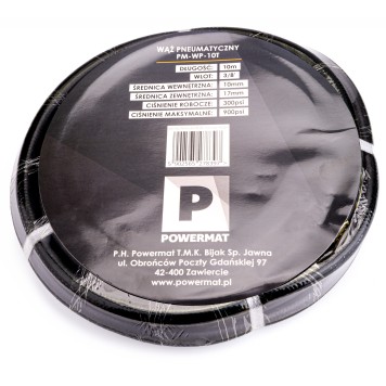 Wąż pneumatyczny  10 x 17 mm / 10m 20bar PM-WP-10T