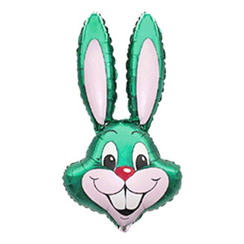 Rabbit Green Rabbit, Green Head Foil Balloon 36 cm (WP)