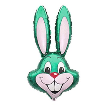 Rabbit Green Rabbit, Green Head Foil Balloon 36 cm (WP)