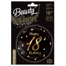 Happy Birthday B&C Gold Happy Birthday 18 foil balloon 36 cm