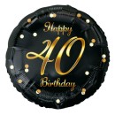 Happy Birthday B&C Gold Happy Birthday 40 Foil Balloon 36 cm