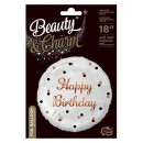 Happy Birthday B&C White fólia lufi 36 cm