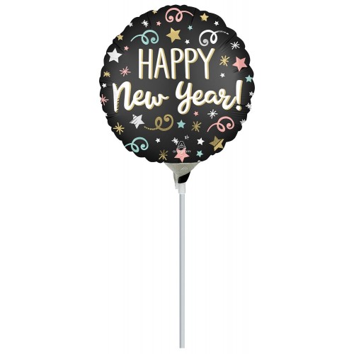 Happy New Year Happy New Year foil balloon 23 cm