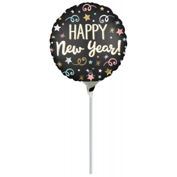 Happy New Year Happy New Year foil balloon 23 cm