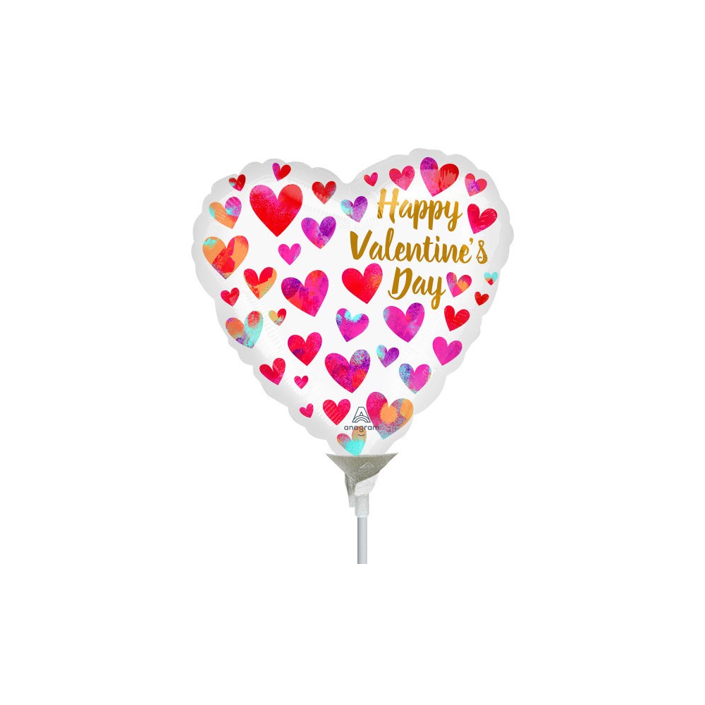 Love Happy Valentine's Day foil balloon 22 cm