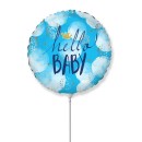Baby Hello Blue foil balloon 36 cm (WP)