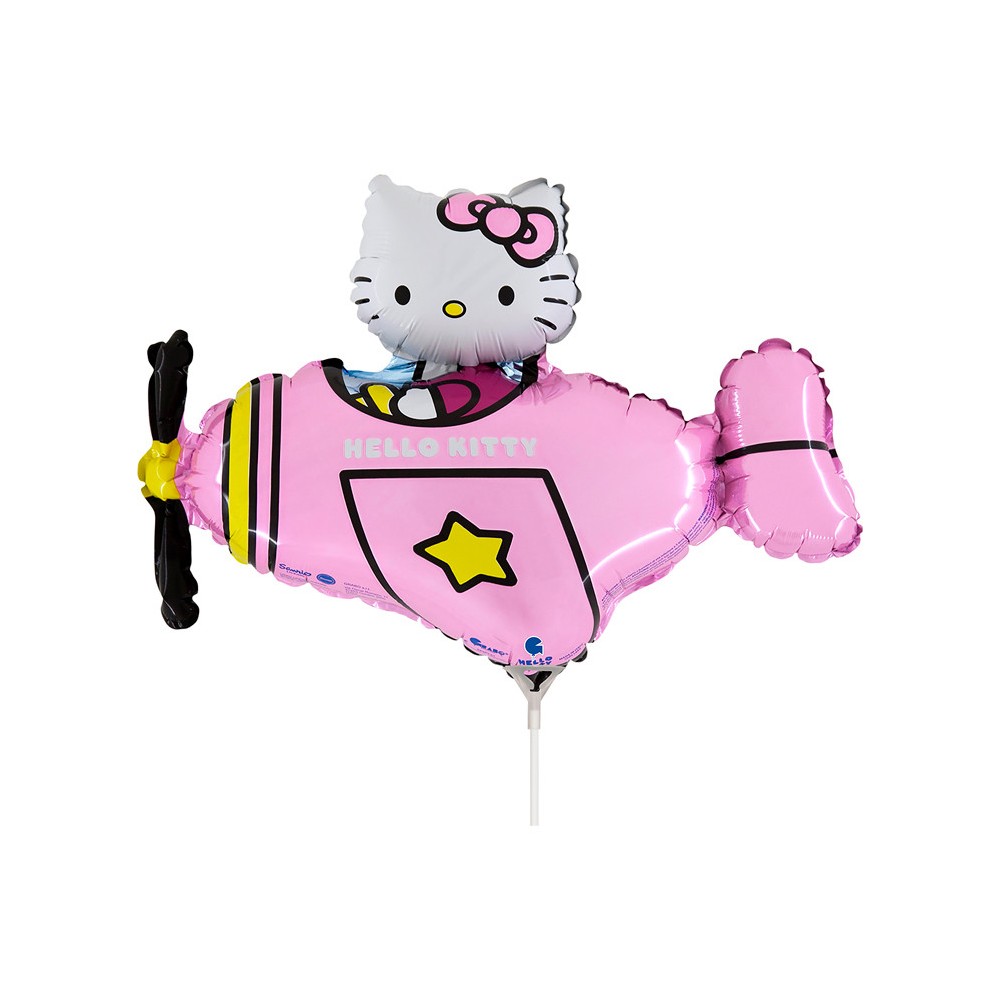 Hello Kitty Airplane Pink mini foil balloon 35 cm (WP)