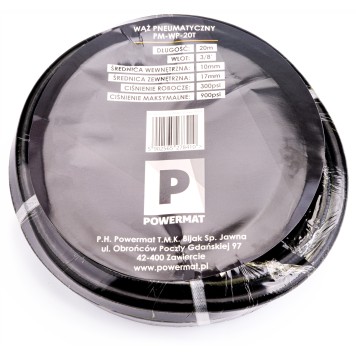 Wąż pneumatyczny  10 x 17 mm / 20m 20bar PM-WP-20T