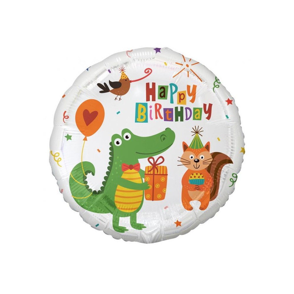 Happy Birthday Crocodile Crocodile Happy Birthday foil balloon 36 cm