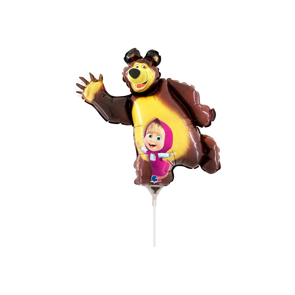 Masha and the Bear Smile mini foil balloon 35 cm (WP)