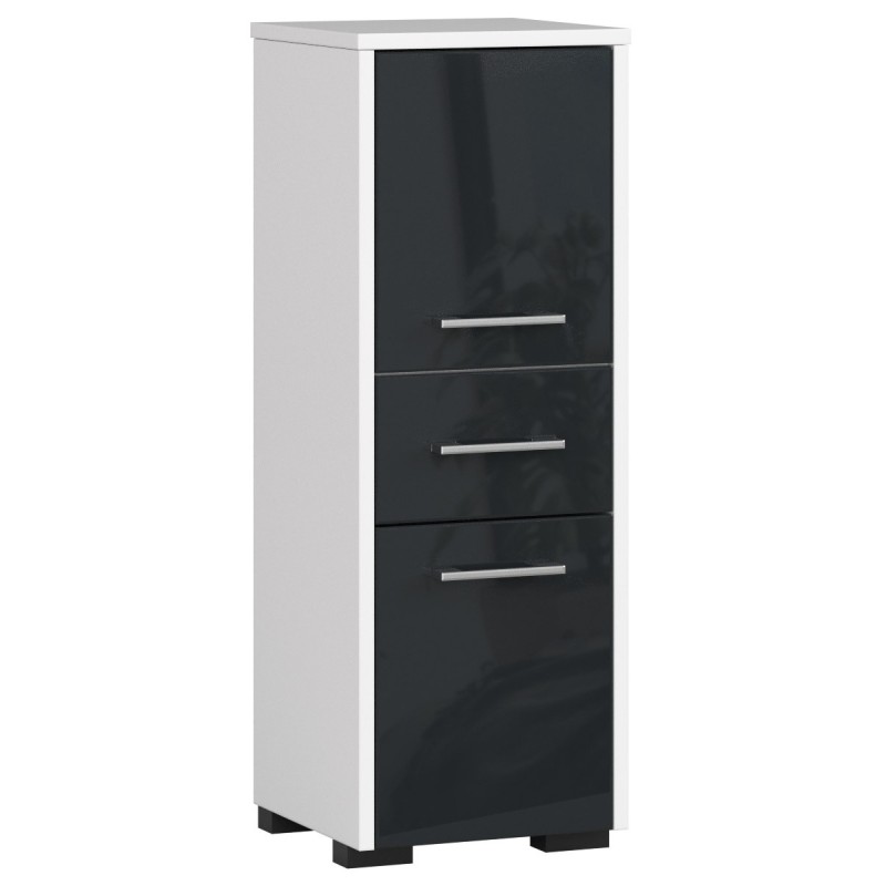 Meuble de salle de bain 30x85x30cm Anthracite brillant Meuble de salle de bain 30x85x30cm Anthracite brillant