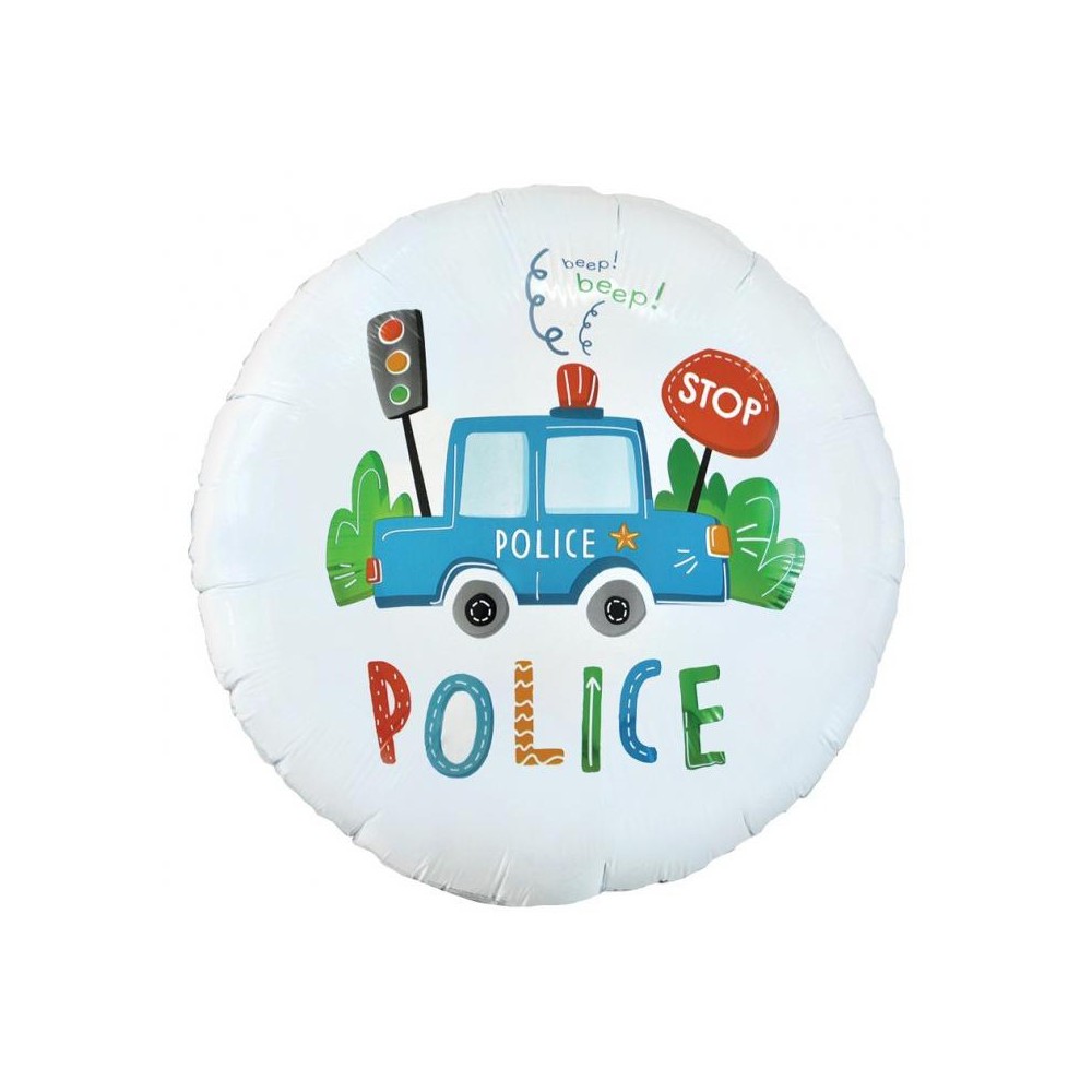 Police Beep foil balloon 46 cm