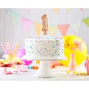 Number Rose Gold Number 1 foil balloon for cake 13 cm