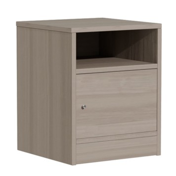 Table de chevet en  bois gris 40x40x50 cm
