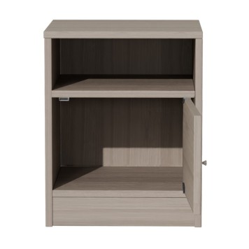 Table de chevet en  bois gris 40x40x50 cm
