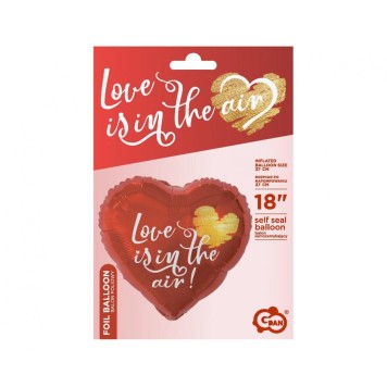 Love Love Is In The Air foil balloon 37 cm