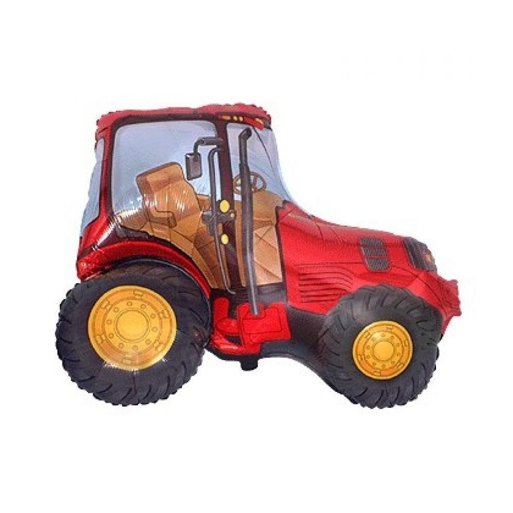 Tractor Red Tractor Foil Balloon 36 cm (WP)