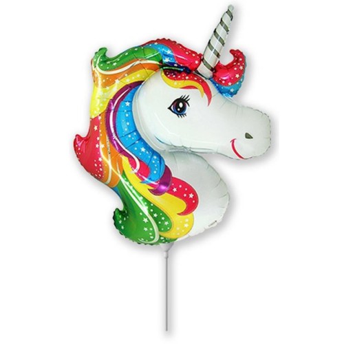Unicorn Head foil balloon 36 cm (WP)
