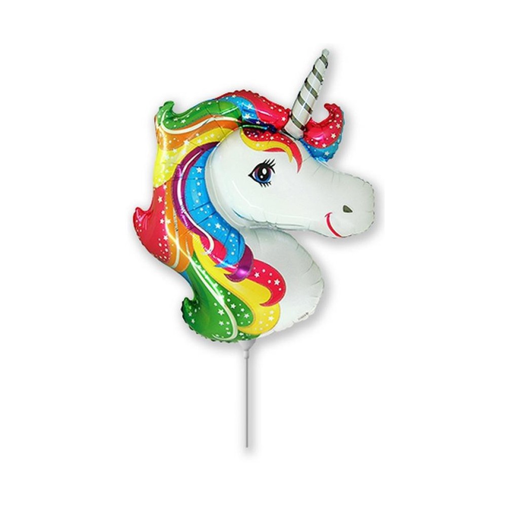 Unicorn Head foil balloon 36 cm (WP)