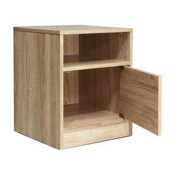 Table de chevet bois avec un tiroir 40x40x50 cm
