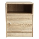 Table de chevet bois avec un tiroir 40x40x50 cm
