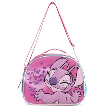 Disney Lilo and Stitch Pink Angel 3D thermo lunch bag 26 cm