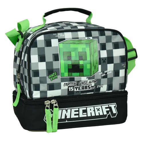 Minecraft Grey Stone thermo lunch bag 21 cm