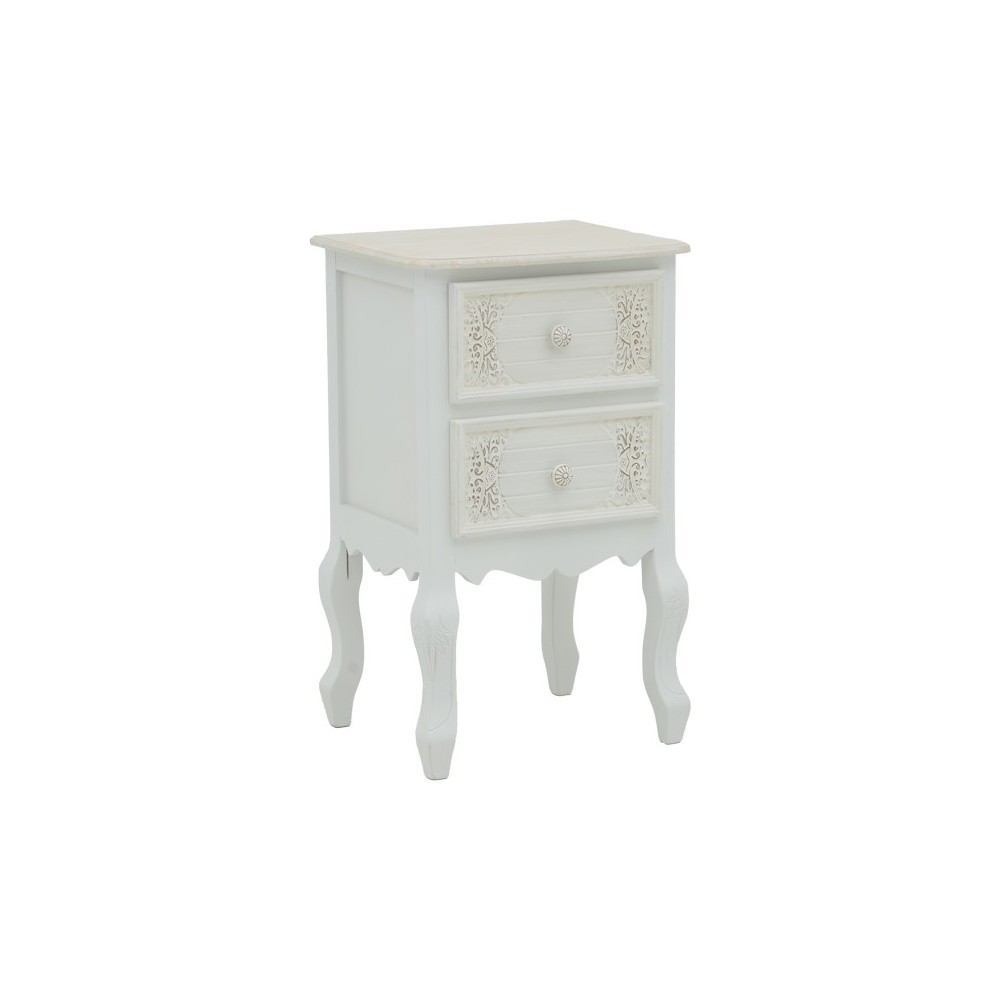 Table de chevet blanc antique bois 40x45x65 cm
Table de chevet blanc antique bois 40x45x65 cm