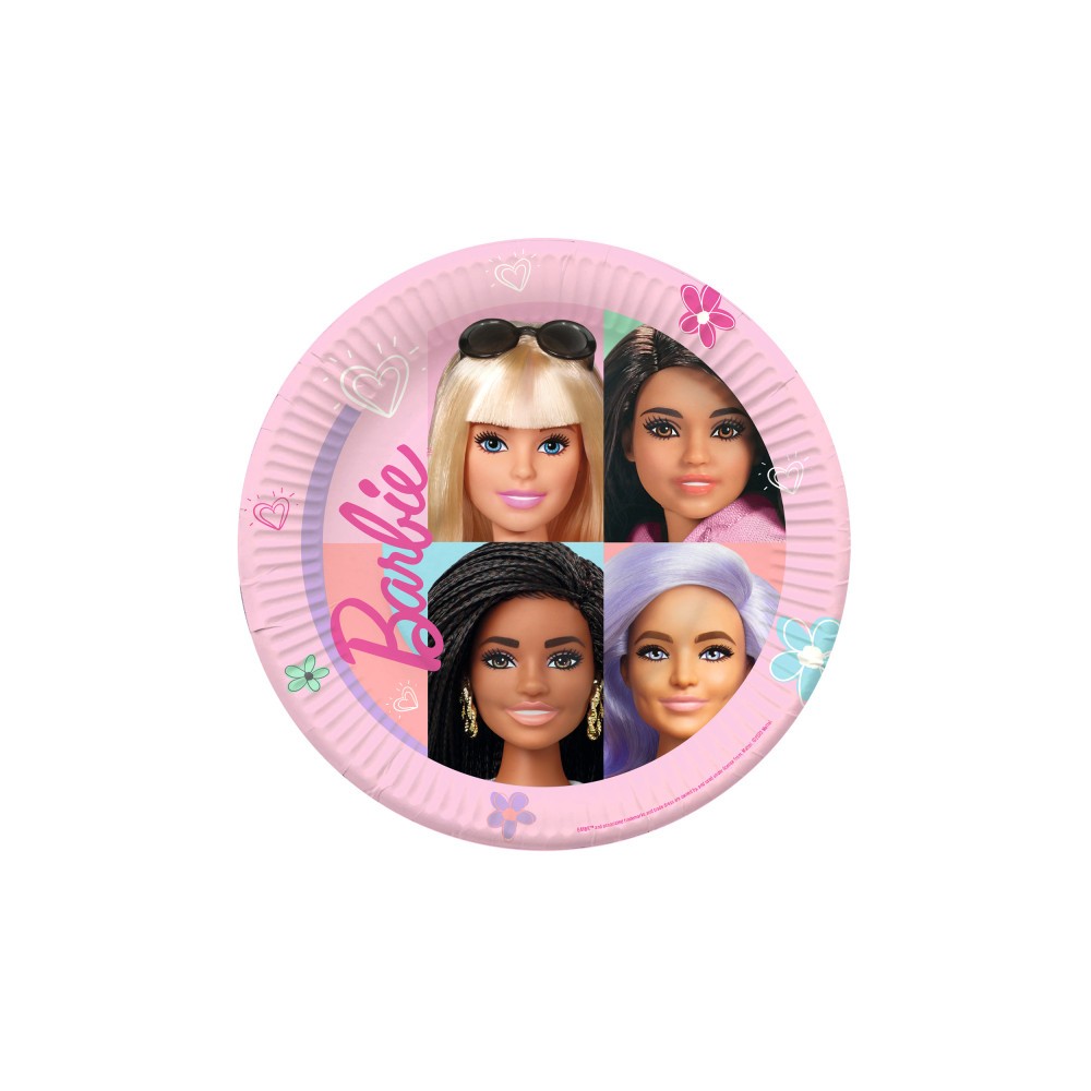 Barbie Sweet Life paper plate 8 pcs 23 cm