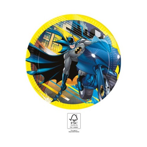 Batman Rogue Rage paper plate 8 pcs 23 cm FSC