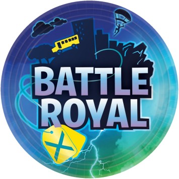 Battle Royal Storm paper plate 8 pcs 22.8 cm