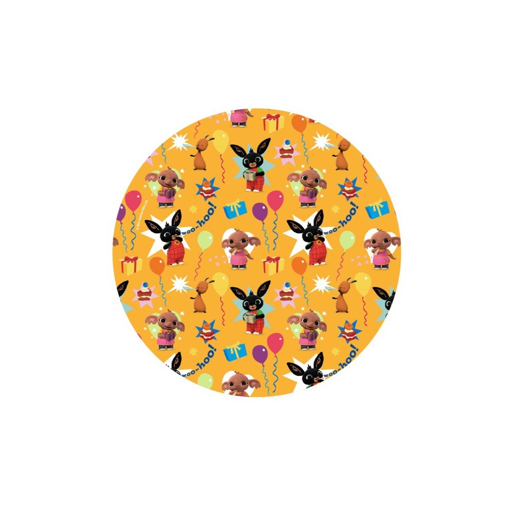 Bing Yellow paper plate set of 8, 18 cm