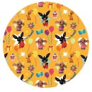 Bing Yellow paper plate set of 8, 18 cm