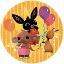 Bing Yellow paper plate 8 pcs 23 cm