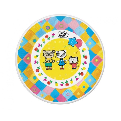 Cat Kitty Kitten paper plate set of 6 - 18 cm